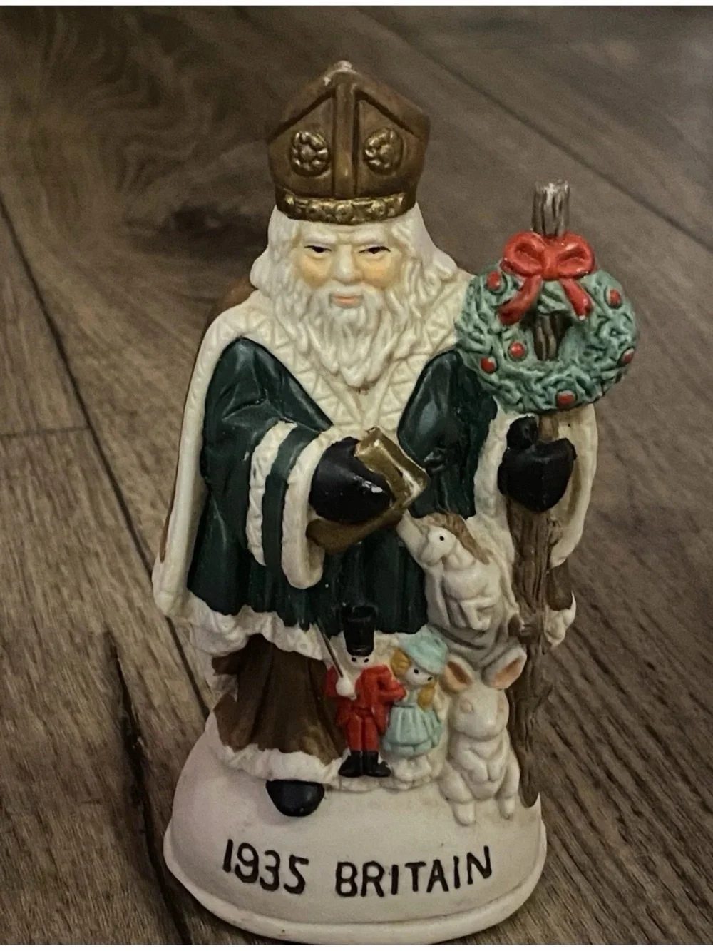Holiday Time Collectables Old World Santa 1935 Britain Figurine 5” Christmas